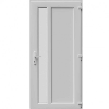Plastové vchodové dvere Aluplast IDEAL 4000, výplň EKO-011