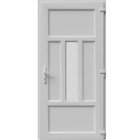 Plastové vchodové dvere Aluplast IDEAL 4000, výplň EKO-026