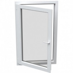 Jednokrídlové plastové okno - otváravo-sklopné, ĽAVÉ, šírka: 1000mm, výška: 900mm